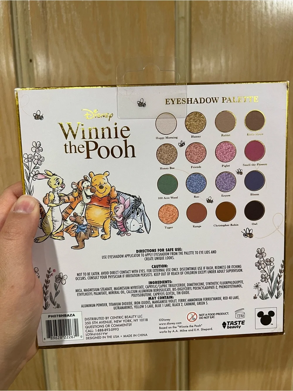 Disney Winnie the Pooh Eyeshadow Palette